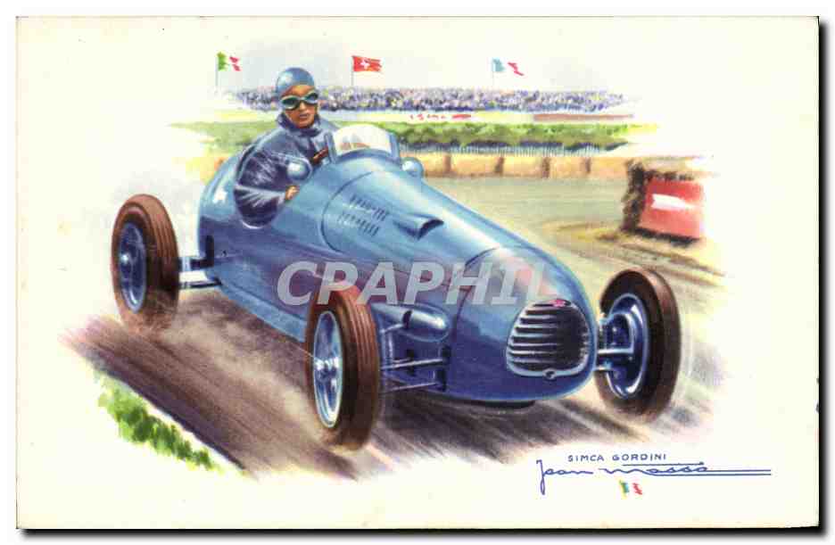 CPA Automobile Simca Gordini 