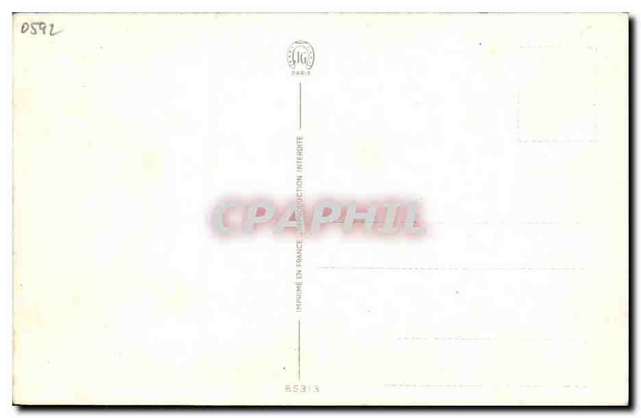 CPA Automobile Simca Gordini  — Verso