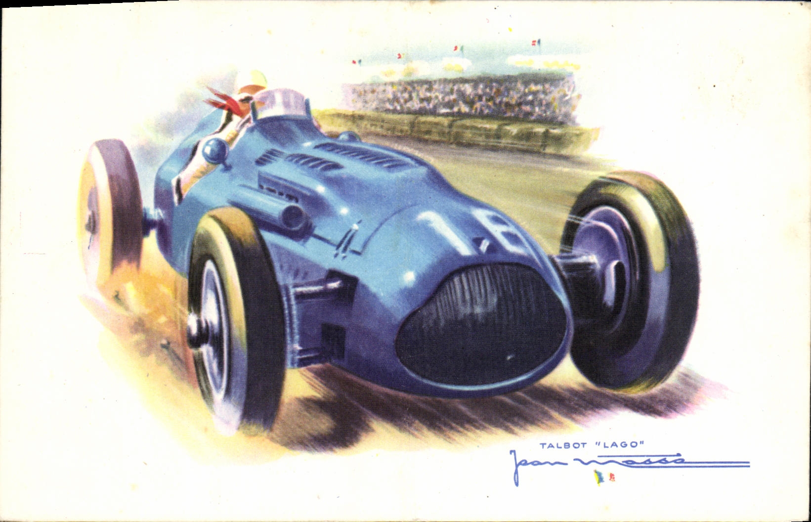 CPA Automobile Talbot Lago