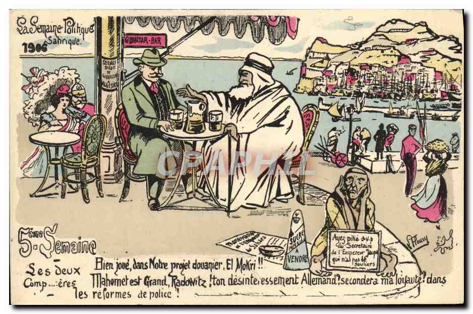CPA Semaine Politique Salonique 1906 