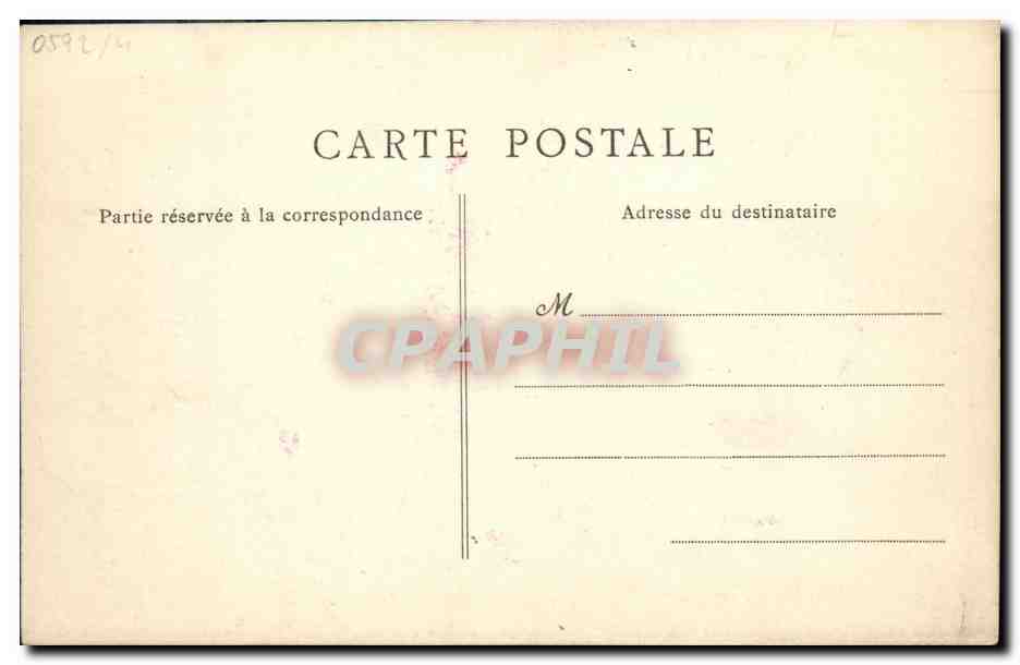 CPA Semaine Politique Satirique 1906 Militaria Marianne  — Verso