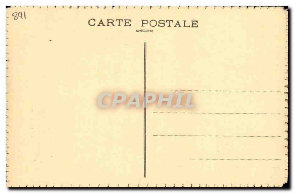 CPA Politique Paul Doumer President du Senat President de la Republique General Gouraud Siant Bonnet le Chateau 1927 — Rückseite