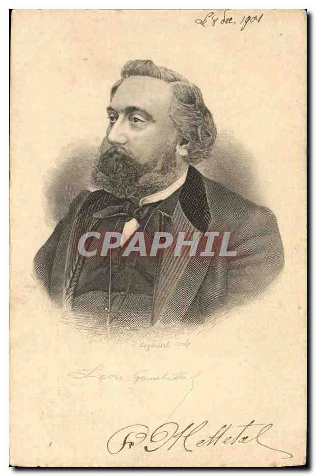 CPA Politique Leon Gambetta 