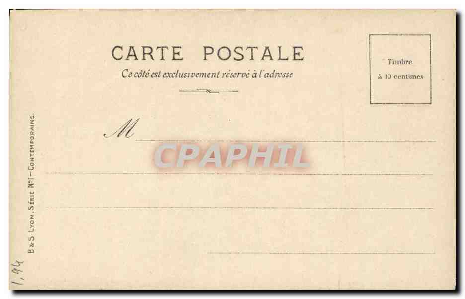 CPA Politique Millerand — Rückseite