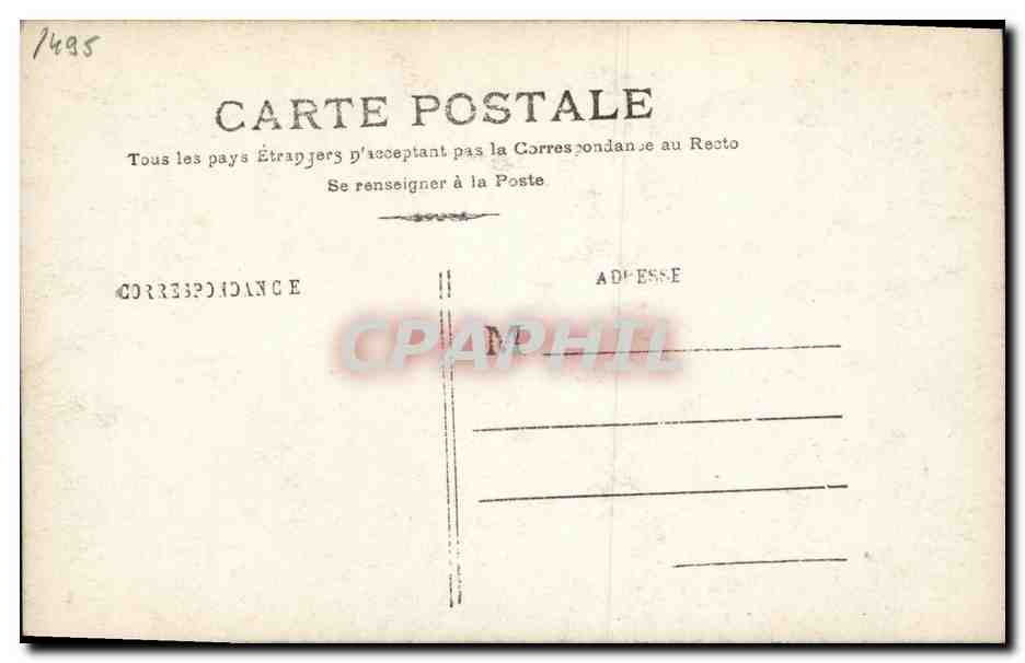 CPA Politique Briand — Rückseite