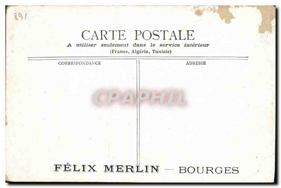 CPA Politique Geoffroy d'Andigne Caleche Chevaux — Rückseite