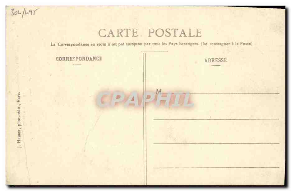 CPA Politique Le citoyen Jules Coutant d'Ivry deput de la Seine arrondissement de Sceaux  — Rückseite