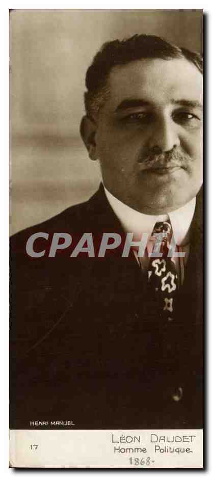 CPA Politique Leon Daudet 