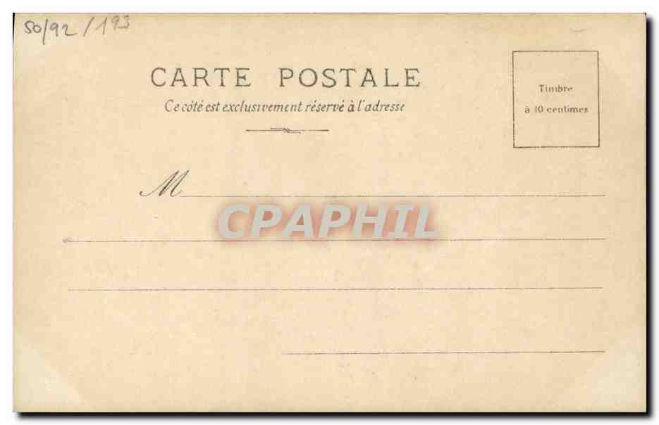CPA Politique Cavaignac — Rückseite