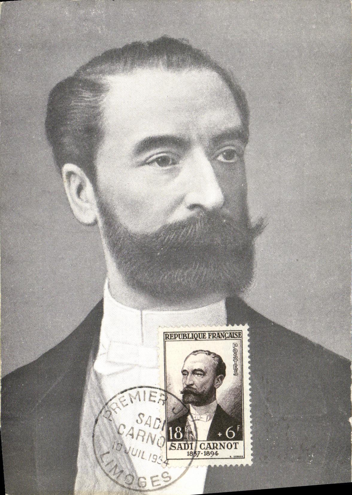 Carte Maximum Sadi Carnot President de la Republique 