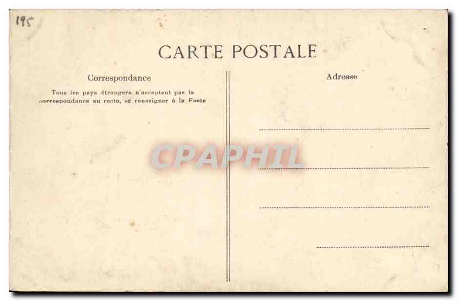 CPA Politique Candidat republicain Depute sortant  — Rückseite