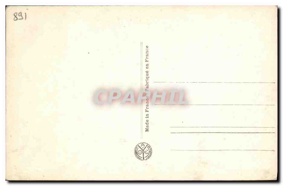 CPA Politique Gaston Doumergue President de la Republique — Verso