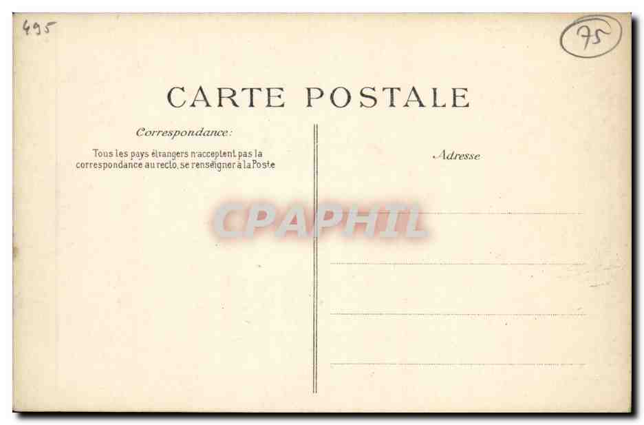 CPA Politique Funerailles antionales du general Brun Minsitre de la Guerre A la gare Membres du gouvernement Militaria — Rückseite