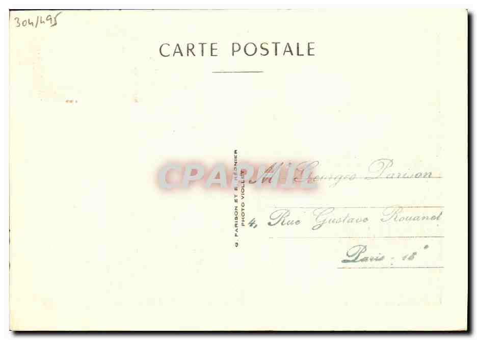 Carte Maximum Politique Sadi Carnot President de la Republique  — Back