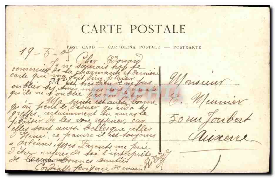 Les Musiciens — WALDTEUFEL — D'ostoya — Verso