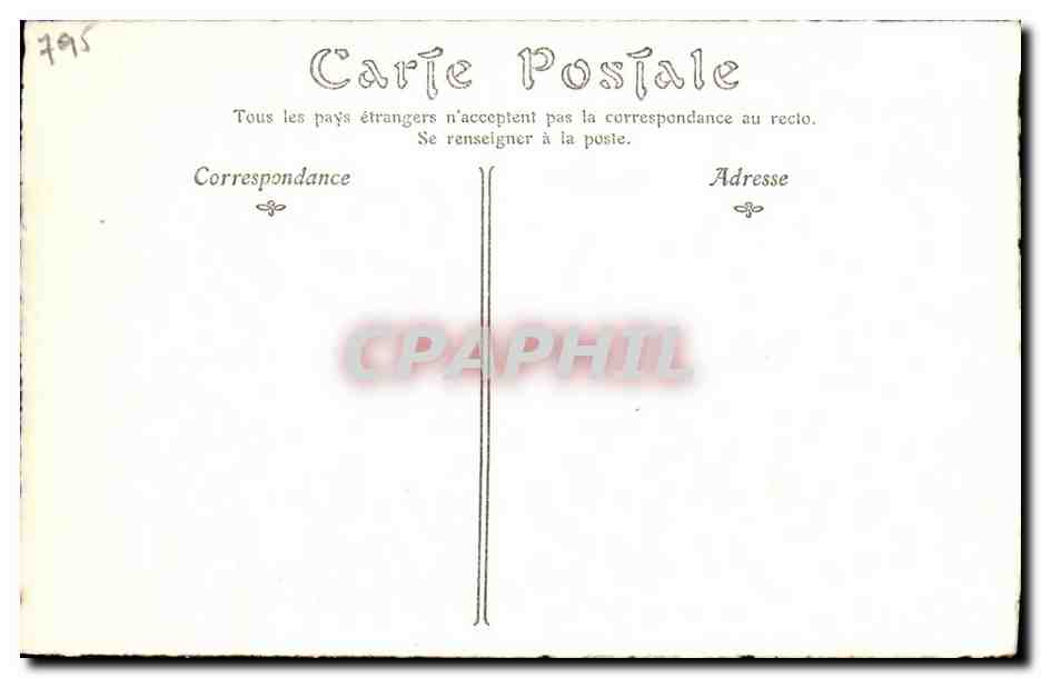 CPA Estampe au 18eme Caricature parue pendant les cent jours Dedespoir du gros Louis  — Back