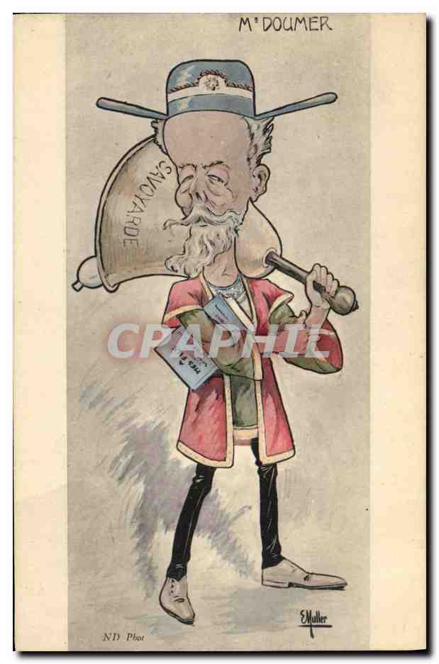 CPA Politique Mr Doumer Muller Cloche 