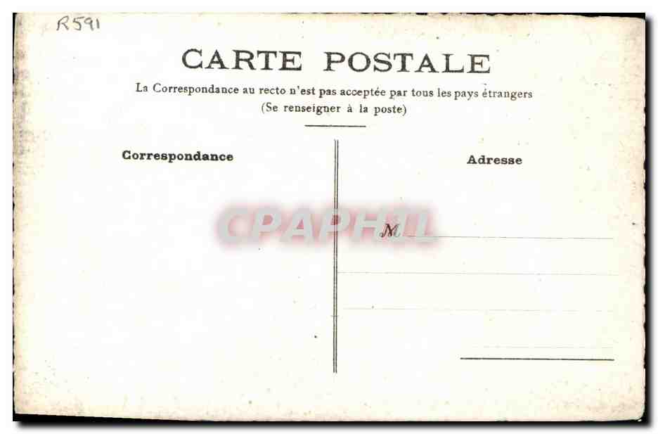 CPA Politique Notre Defense Nationale Militaria Lion — Rückseite