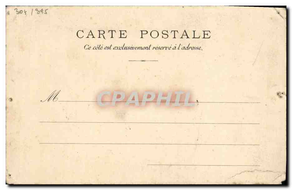 CPA Fantaisie Tezier Aigle  — Rückseite