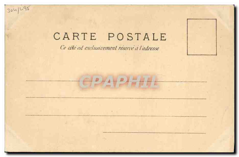 CPA Fantaisie Musee des Souverains Felix Faure  — Back