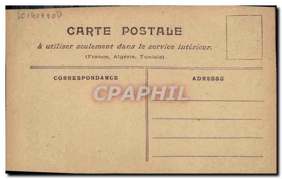 CPA Fantaisie Maurice Barres antisemite Judaica — Rückseite