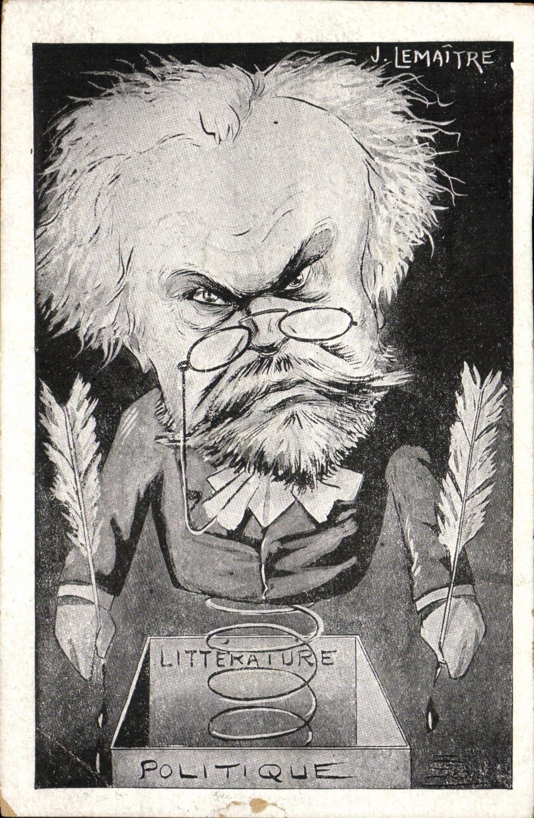 CPA Fantaisie Lemaitre Politique Litterature 