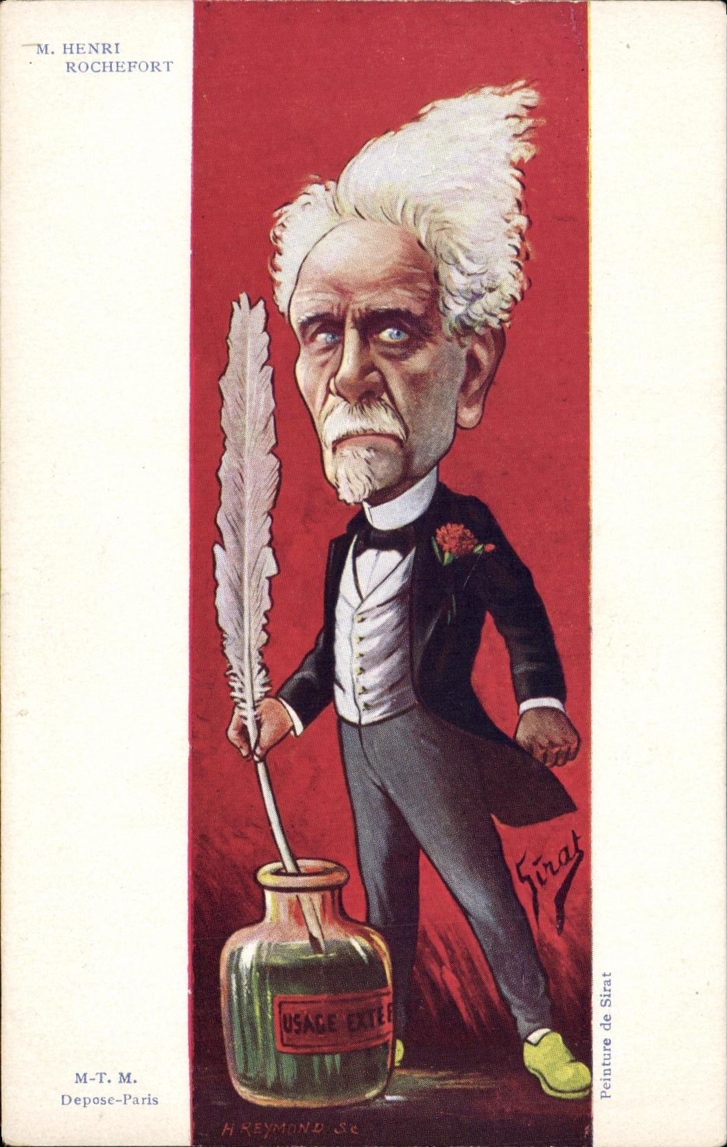 CPA Fantaisie Henri Rochefort 