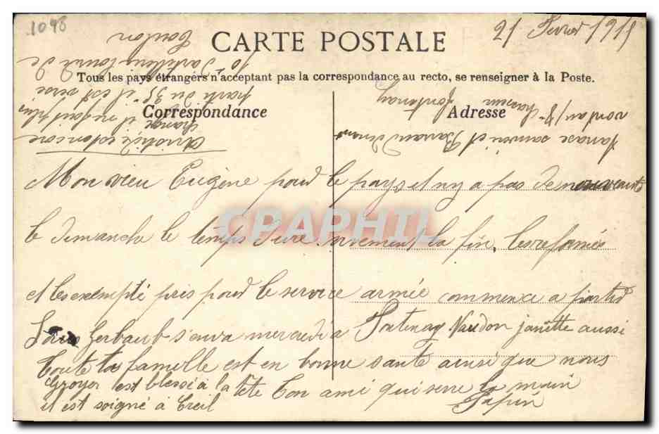 CPA Fantaisie Demain Militaria Allemagne — Rückseite