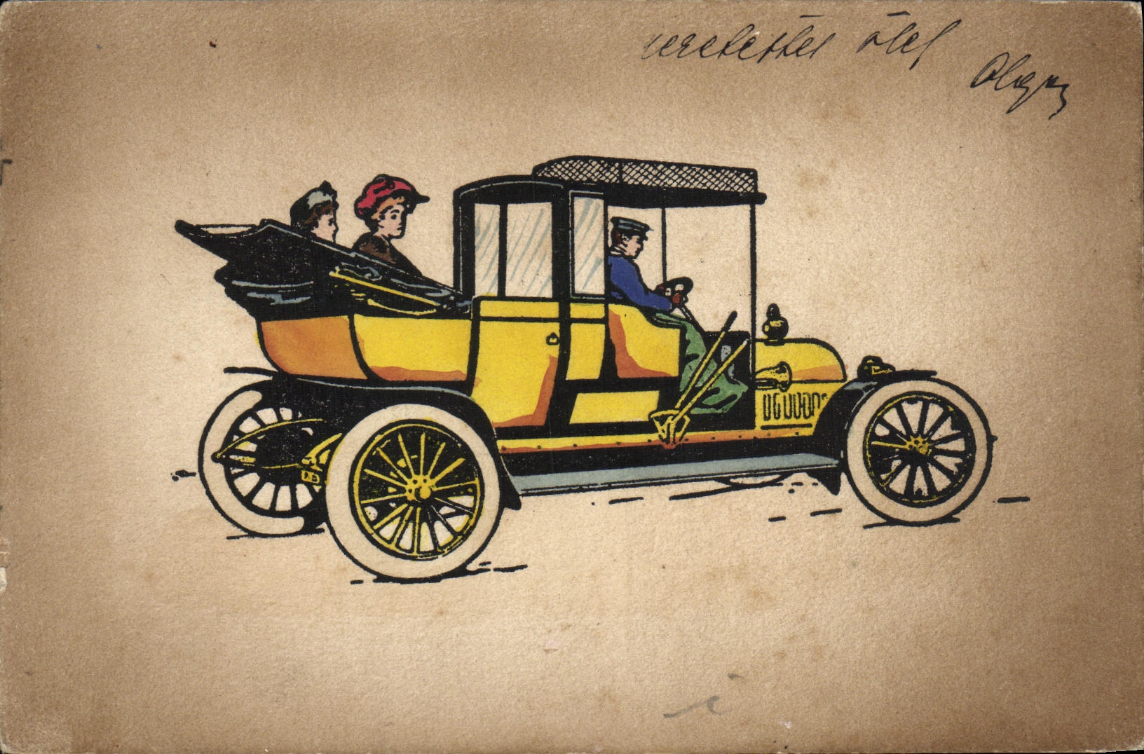 Voiture à moteur — illustration — M. M. Vienne, n° 360