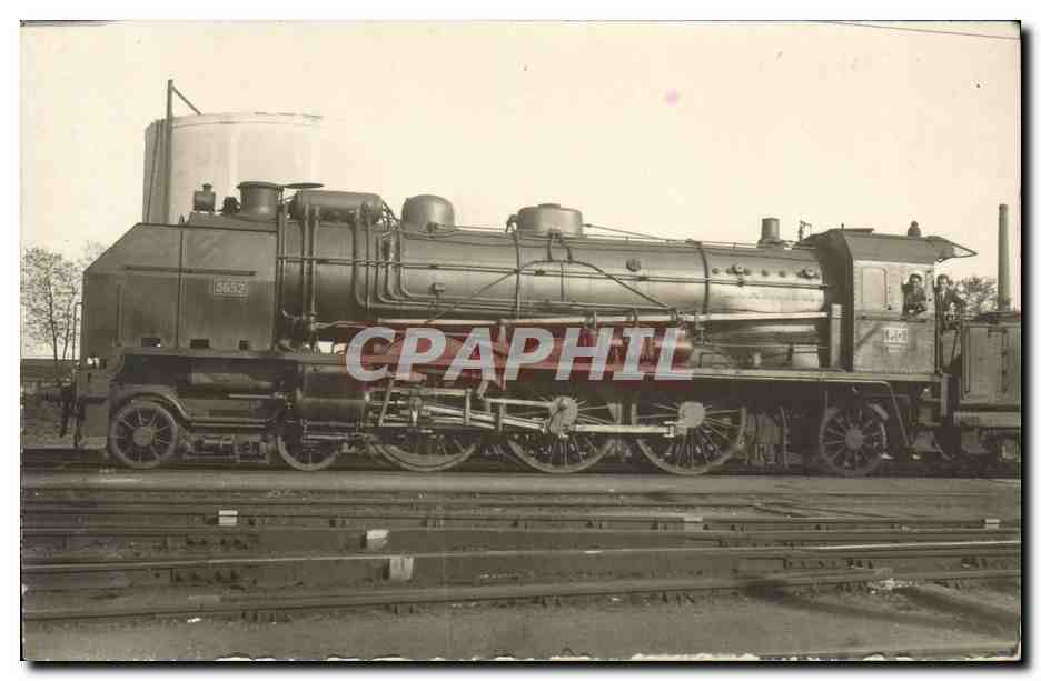 CARTE PHOTO Train 3652 PO