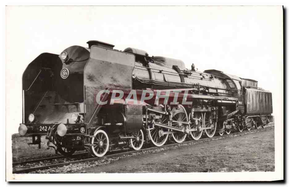 CPA Train Locomotive 242