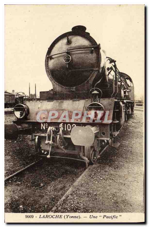 Laroche (Yonne) — Une "Pacific" — Éditeur E.S. Paris, n° 9009 - Anverso