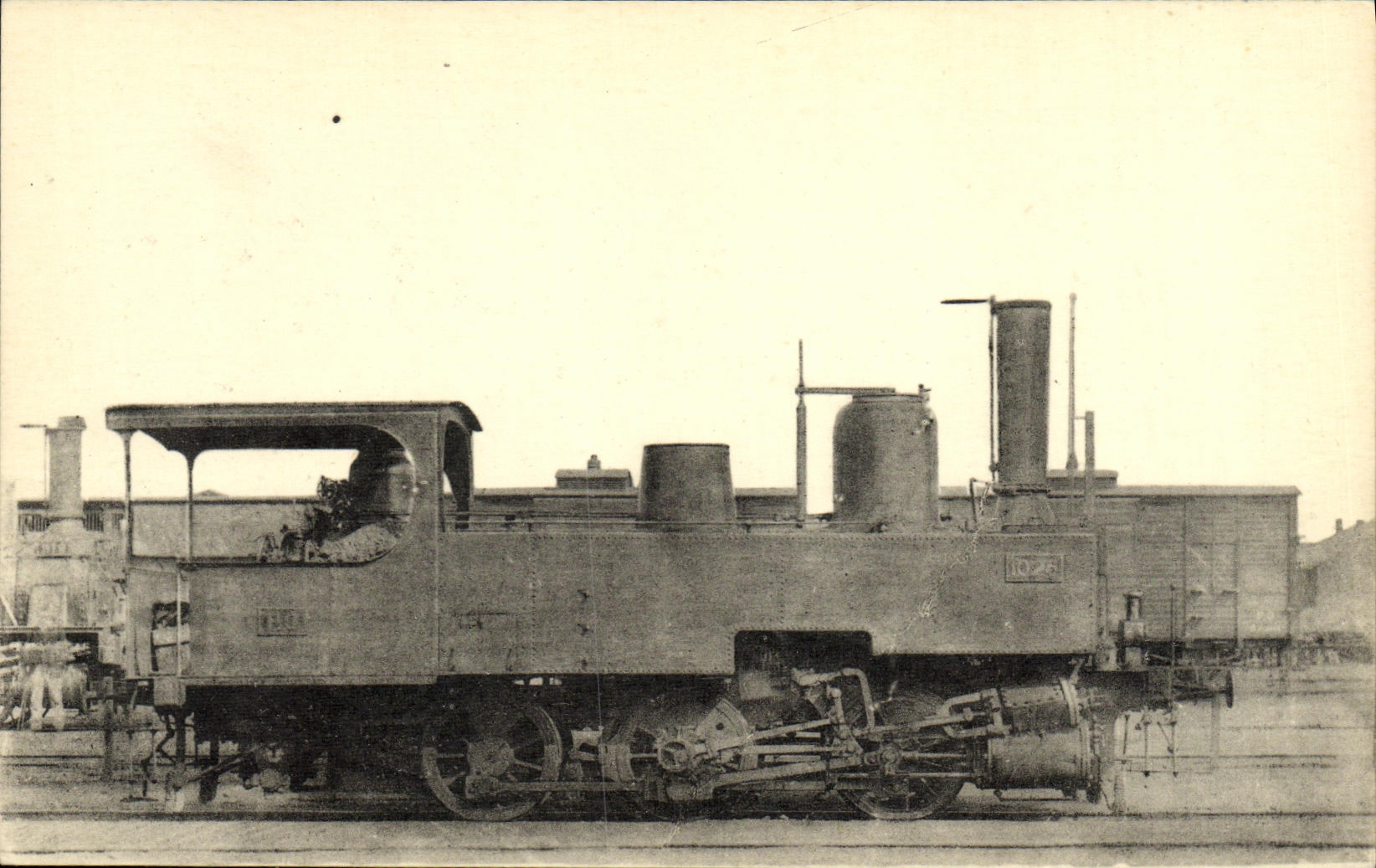 CPA Train Locomotive Sud Ouest Machine Tender 1028