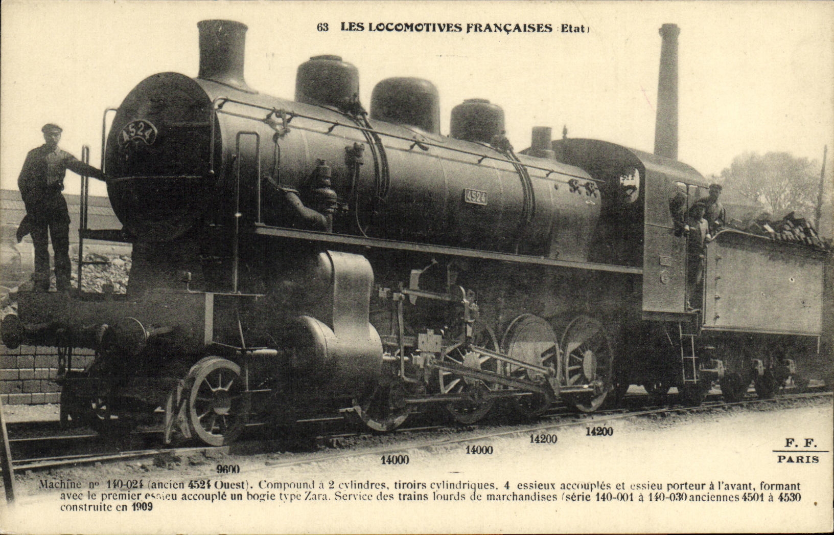 CPA Locomotive Train Machine 140-024 