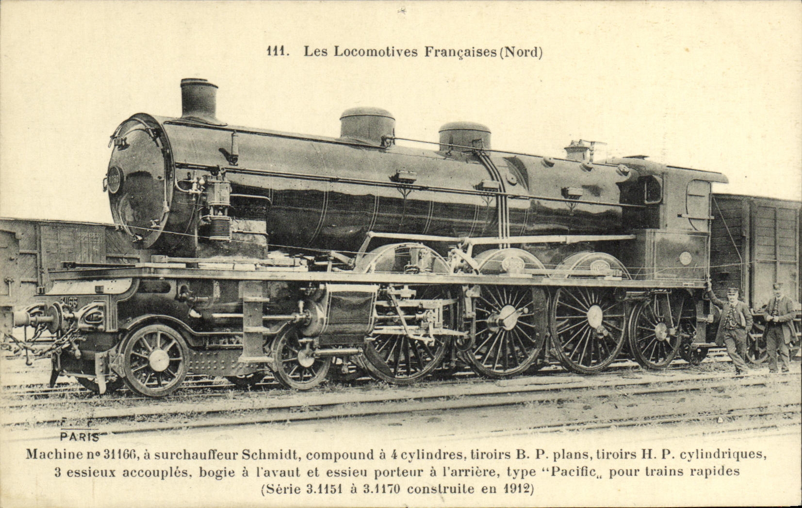 CPA Locomotive Train Machine 31166 a surchauffeur Schmidt