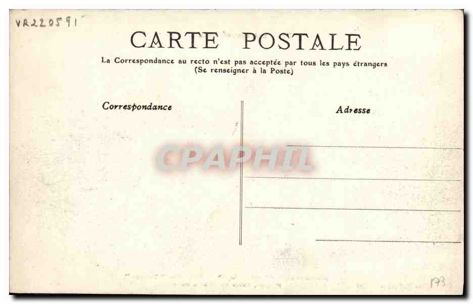 CPA Locomotive Train Machine de banlieue de la Cie du Nord dite TEnder 1er type serie de 3001 a 3010 — Rückseite