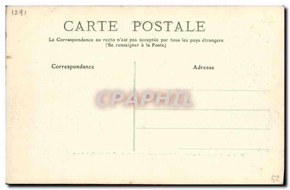 CPA Locomotive Train Machine Compound mixte a 6 roues de la Cie du Nord — Rückseite