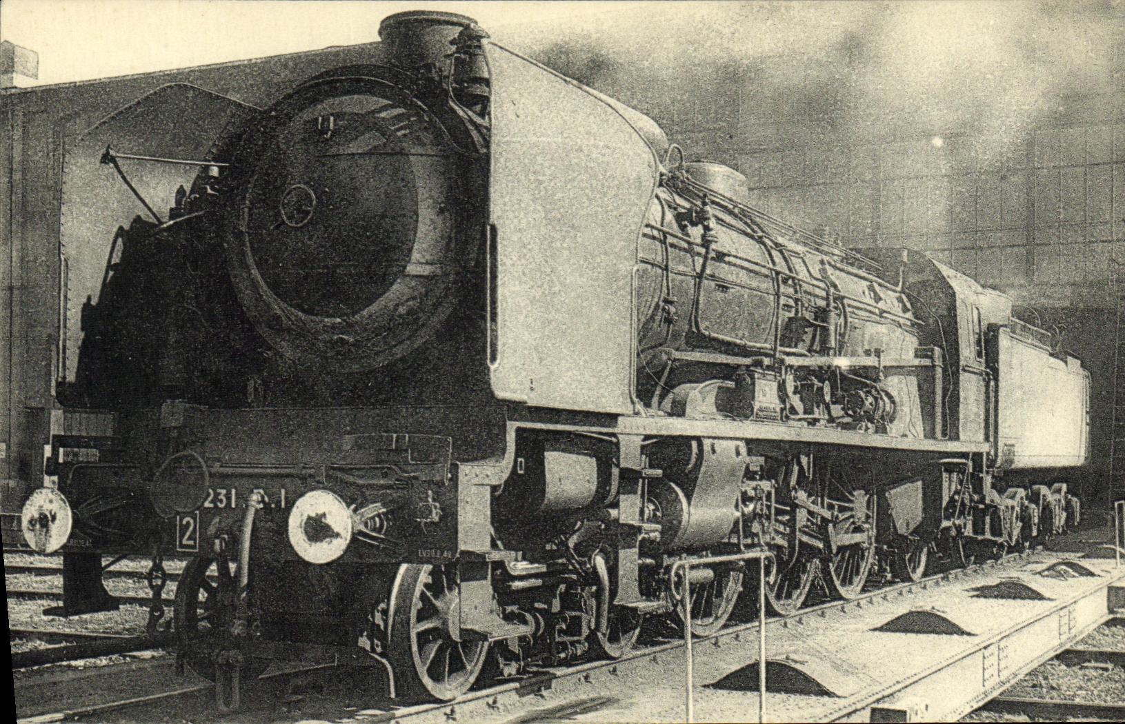 CPA Locomotive Train Locomotive du Nord Machine 231 B 1