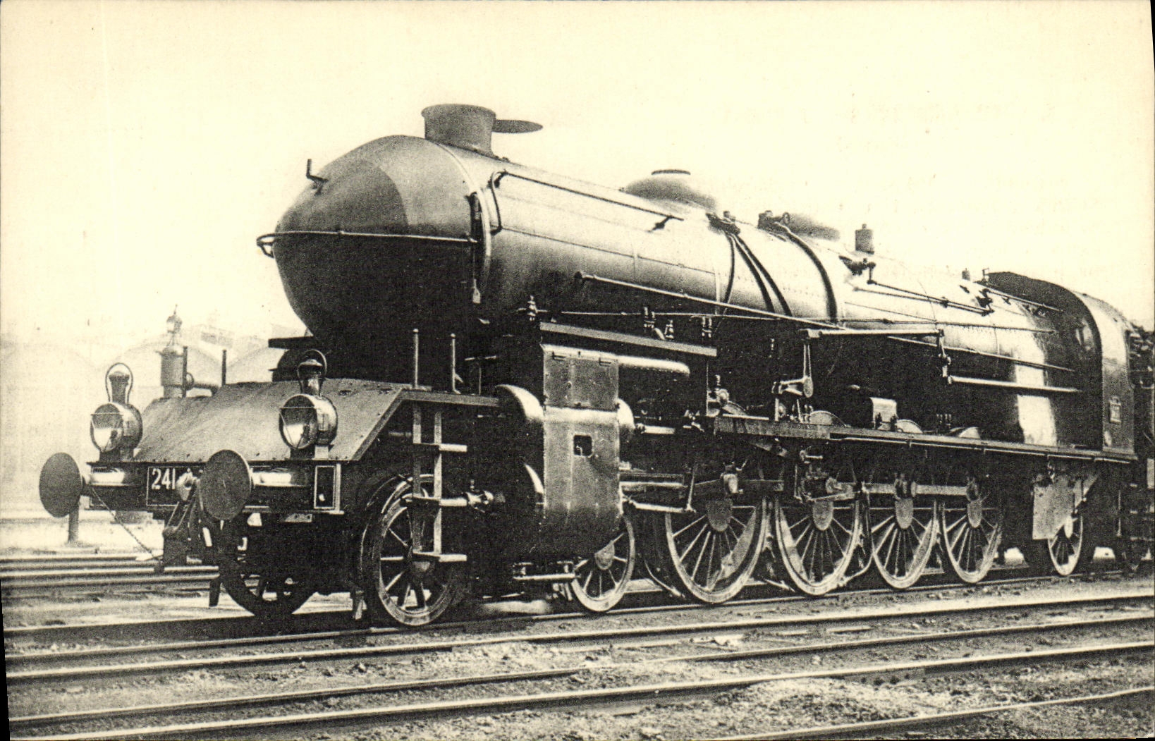 CPA Train Locomotive Machine 241 A 1 