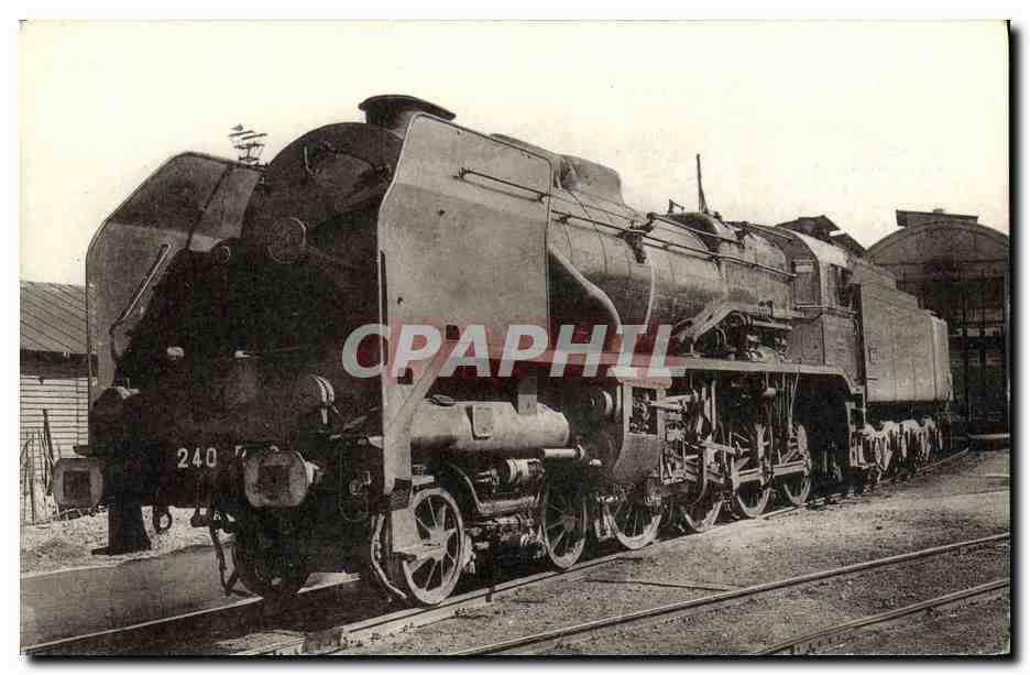 CPA Train Locomotive Machine 240 P 12