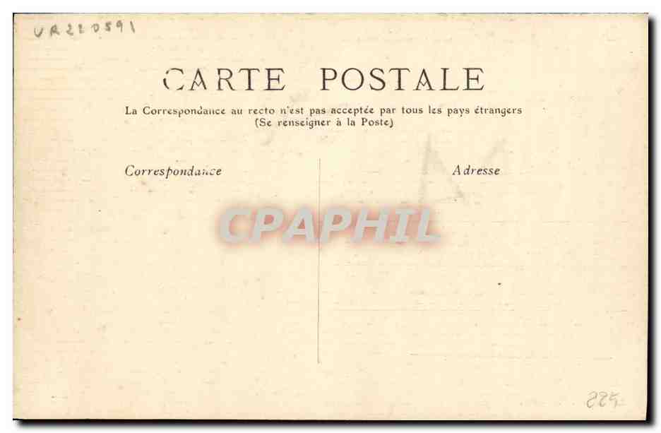 CPA Train Locomotive Modele 1894 a boggies — Rückseite