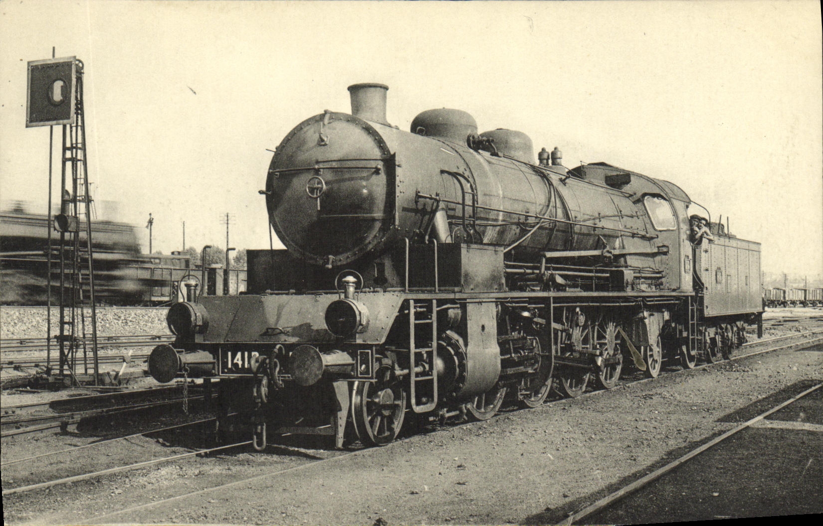 CPA Train Locomotive Serie 141 B 1 a 117
