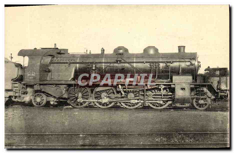 CPA Train Locomotive Machine 141 C 284