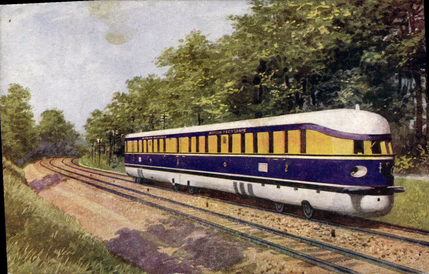 CPA Train The flying Hamburger 