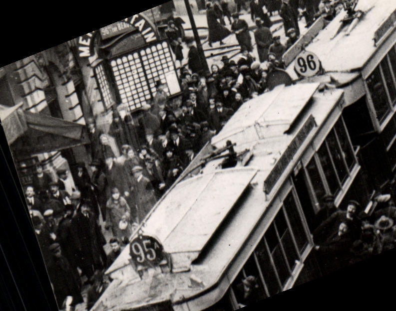 Photo Tramway n°95 et n°96 a Paris Metro 