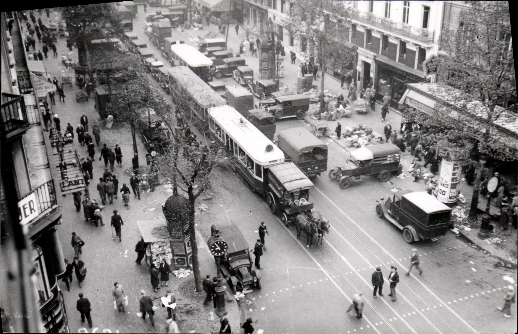 Photo Paris Tramway Circulation (grand boulevards)