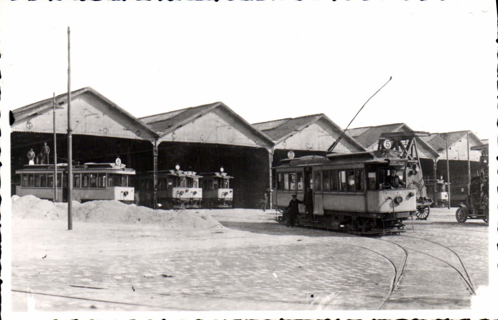 Atelier de tramways — Paris — CPAPHIL