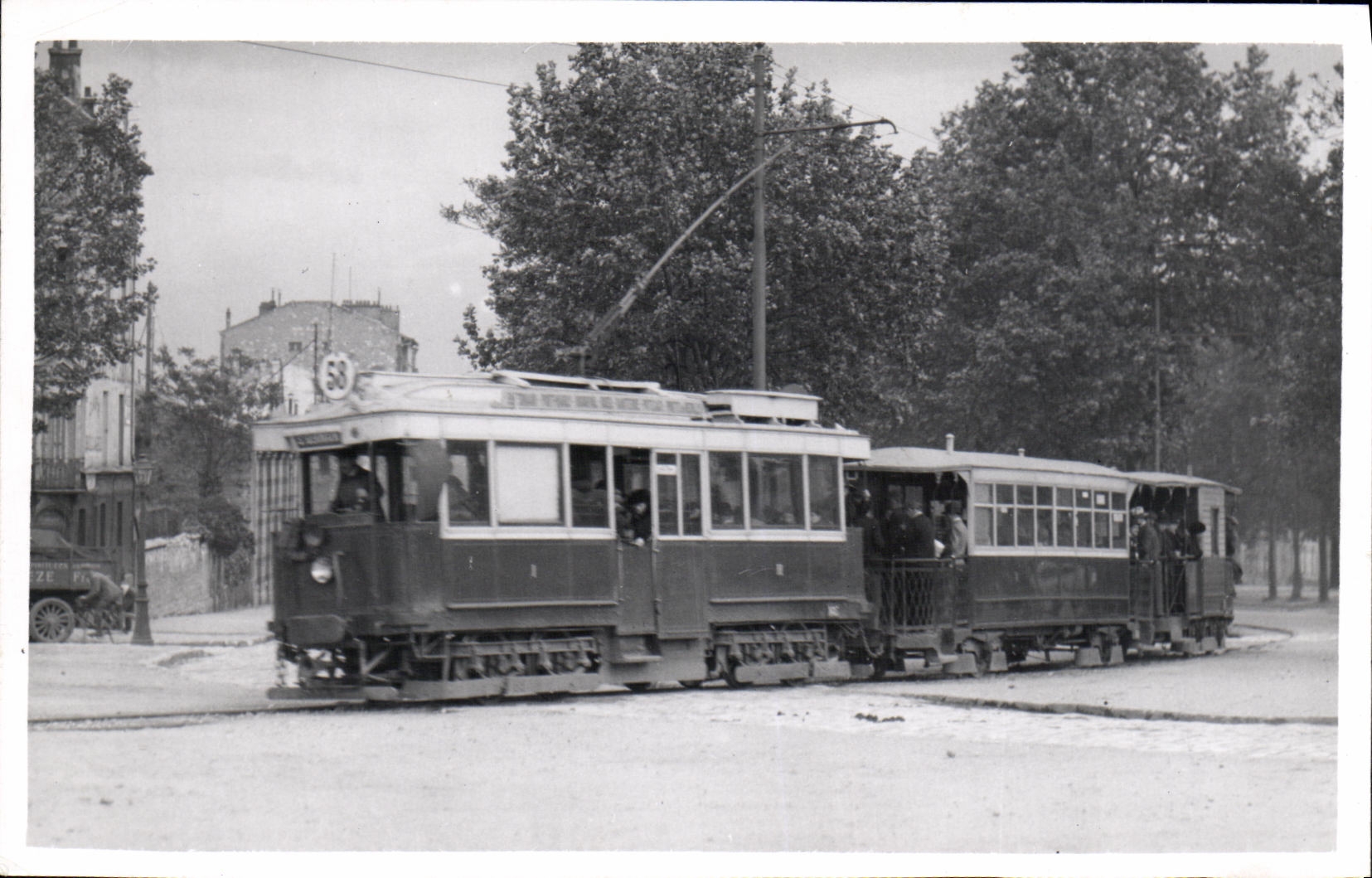 Photo Train Tramway Paris Numero 58