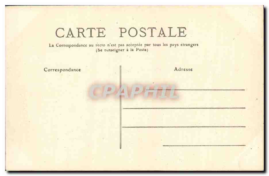 CPA Train Locomotive Machine de la Cie de l'Ouest dite Bicyclette Srie 100 — Rückseite