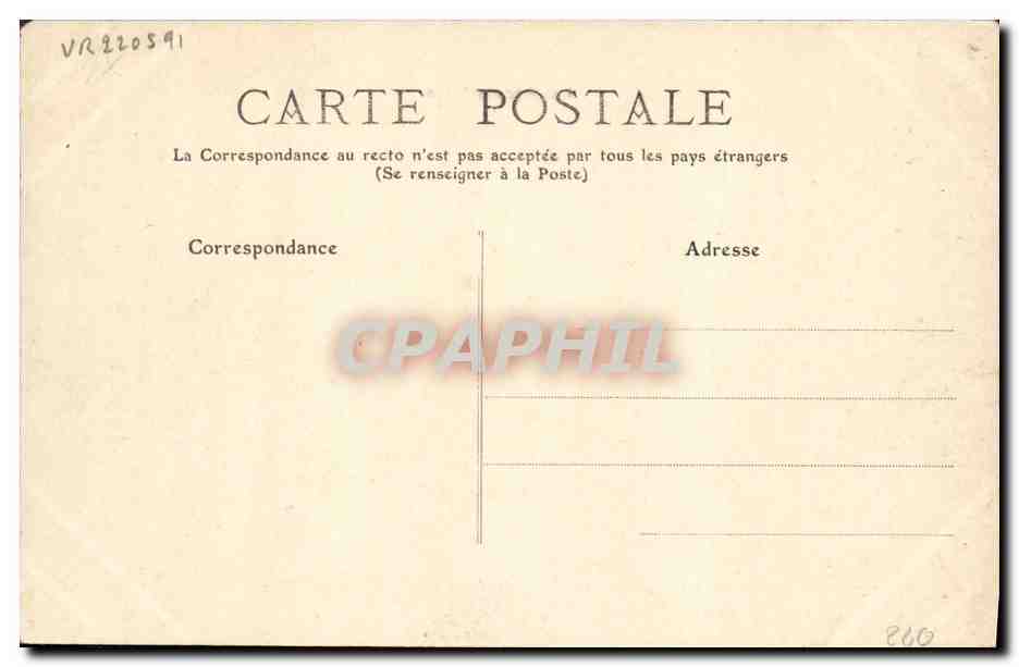 CPA Train Locomotive Machine Compound de la Cie de l'Etat Modele 1900 — Rückseite